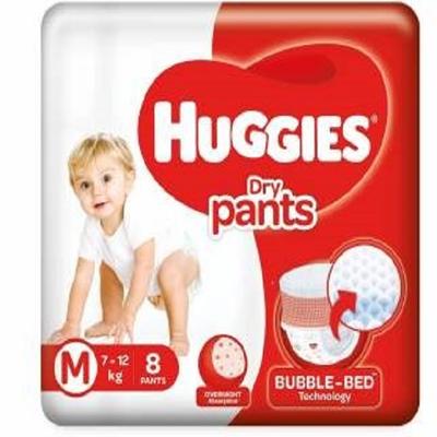 Huggies Dry Pants Diapers (M) 8's - Diapers & Wipes