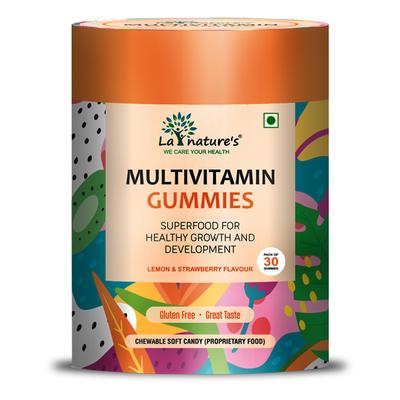 La nature's Multivitamin Gummies - Lemon & Strawberry Flavour 30's - Multi-Vitamins