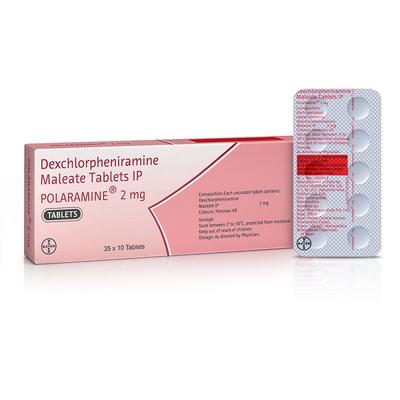 Polaramine 2mg Tablet 10'S - Allergies-Ant