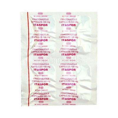 Itaspor Capsule 4'S - Fungal Infections-Anf