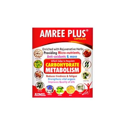 Aimil Amree Plus Capsule (Pack of 2 x 20's) - Diabetes Care (Ayush)