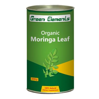 Green Elements Organic Moringa Leaf Powder 200 gm - Herbal Dietary Supplement