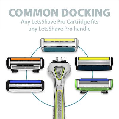 LetsShave Pro 6 Plus Razor Blades - Men 12's - Razors & Cartridges