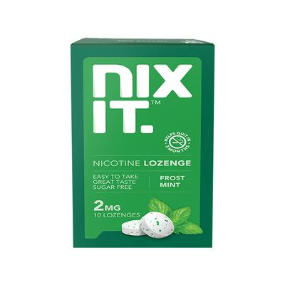 Nixit Nicotine Lozenges 2 mg - Frost Mint (Pack of 40 x 10's) - Nicotine Gums/Lozenges