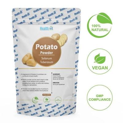 Healthvit Natural Potato (Solanum Tuberosum) Powder 100 gm - Herbal Dietary Supplement