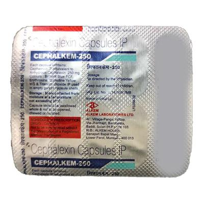 Cephalkem 250mg Capsule 10'S - Bacterial Infections-Cep