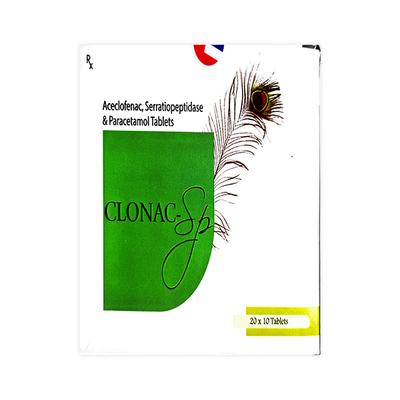 CLONAC SP Tablet 10's - Pain relief-Nsa