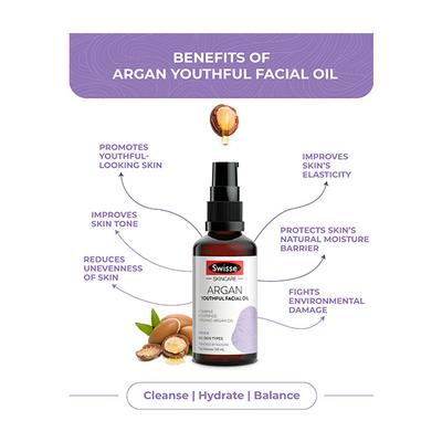 Swisse Skincare Argan Youthful Facial Oil 50 ml - Face Creams
