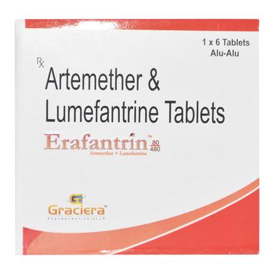 ERAFANTRIN 80/480mg Tablet 6's - Malarial