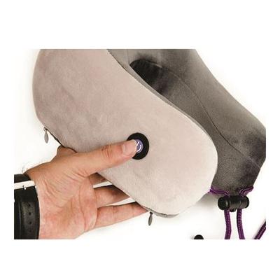 VIAGGI Vibrating Memory Foam Neck Massage Pillow (3 Mode) - Coffee Grey - Others Ortho Supports
