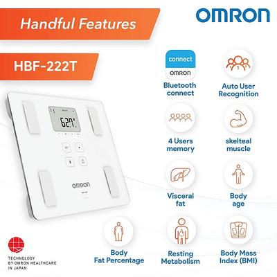 Omron Body Composition Monitor Smart Scale (HBF-222 T) - Blood Pressure Monitors