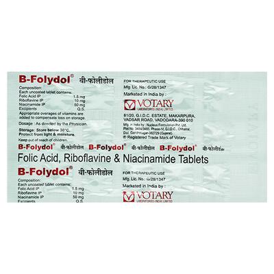 B FOLYDOL Tablet 15's - Iron Supplement/Anaemia-Vma