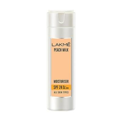 Lakme Peach Milk Moisturizer SPF 24 PA Sunscreen Lotion 60 ml - Body Sunscreen