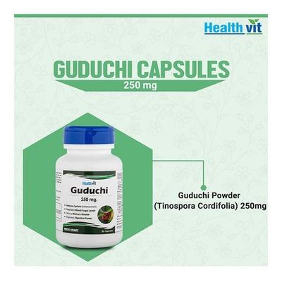 HealthVit Guduchi 250 mg Capsule 60's - Herbal Dietary Supplement