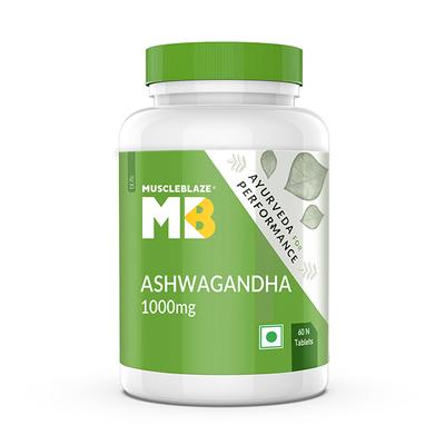 MuscleBlaze Ashwagandha 1000 mg Tablet 60's - Sexual Care
