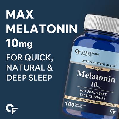 CF Mela-Rest Melatonin 10 mg Veg Tablet 100's - Mental Health