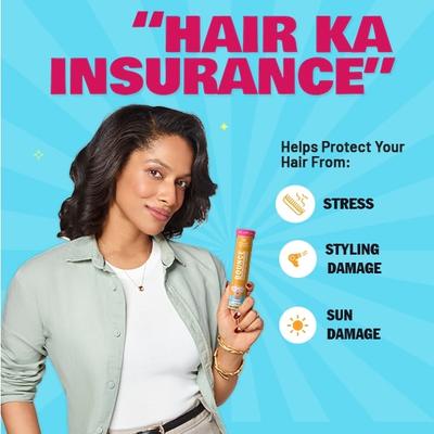 Chicnutrix Bounce - Hair Recovery Complex, Biotin, Selenium Effervescent Tablet - Mango Delight Flavour 20's - Hair & Skin