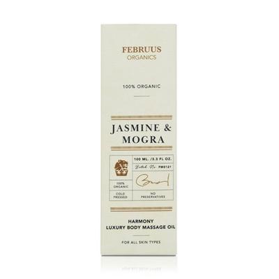 Februus Organics Harmony Luxury Body Massage Oil - Jasmine & Mogra 100 ml - Massage Oils