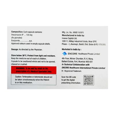 JIMLIG SB 130 Capsule 10's - Fungal Infections-Anf