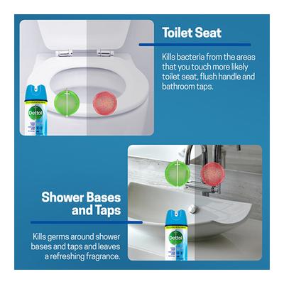 Dettol Multi-Purpose Disinfectant Spray For Hard & Soft Surfaces - Spring Blossom 225 ml - Others