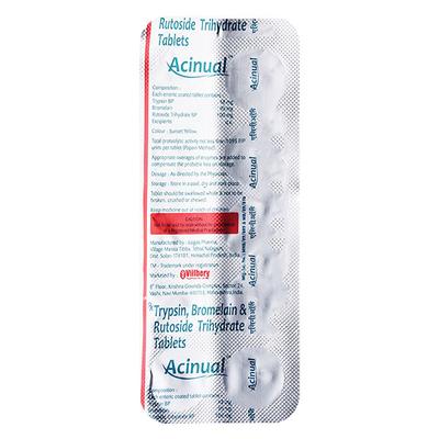 ACINUAL Tablet 10's - Pain relief-Ant