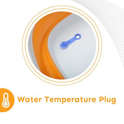 R for Rabbit Bubble Double Elite Baby Bath Tub - Orange - Bathing Essentials