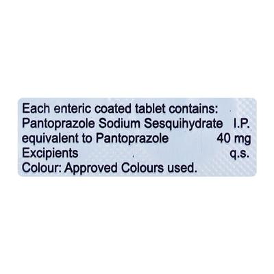 PANZOL 40 Tablet 10's - Ulcer/Reflux/Flatulence-Aaa
