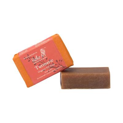 Rustic Art Organic Turmeric Soap 100 gm - Soaps