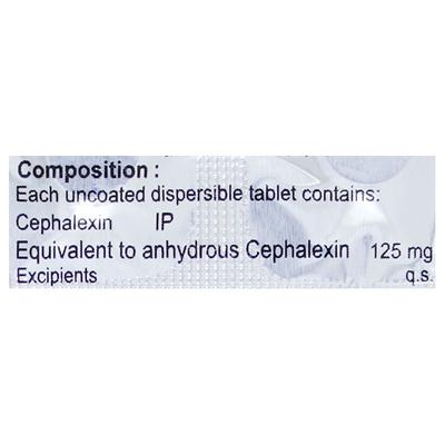 CEPHAXIN DT 125 Tablet 10's - Bacterial Infections-Cep