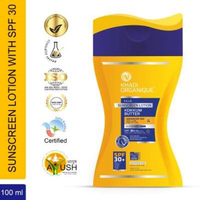 Khadi Organique Khadi Sunscreen Lotion Kokkum Butter SPF 30+ 100 ml - Body Sunscreen