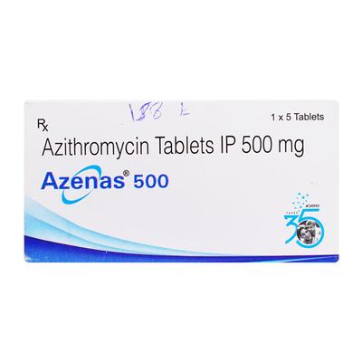 AZENAS 500 Tablet 5's - Bacterial Infections-Mac
