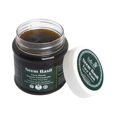 Rustic Art Organic Neem Basil Face Wash Concentrate 125 gm - Face Washes