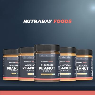 Nutrabay Foods Original Peanut Butter - Crunchy 750 gm - Weight Loss