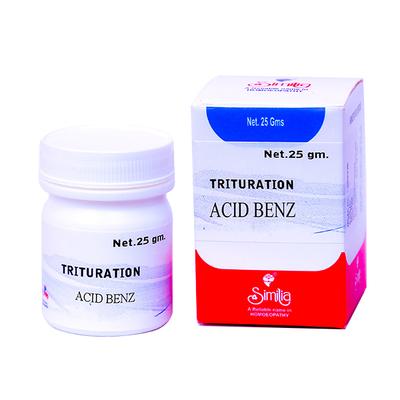 Similia Trituration Acid Benz 3X Tablet 25 gm - Bio-Chemic