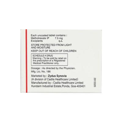 Mexate 7.5mg Tablet 4'S - Cancer Oncology-Cyt