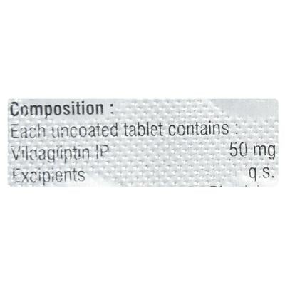 VILDATIN 50 Tablet 10's - Diabetes-Ant