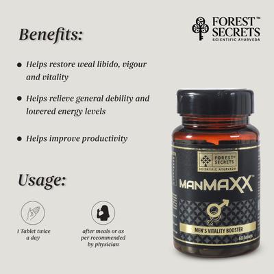 Forest Secrets Manmaxx Tablet 60's - Sexual Healthcare