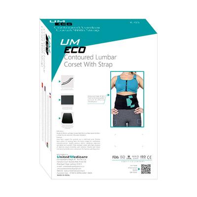 UM Eco Contoured Lumber Corset with Strap (K03) (XXL) - Abdomen/Neck/Arm/Elbow Supports