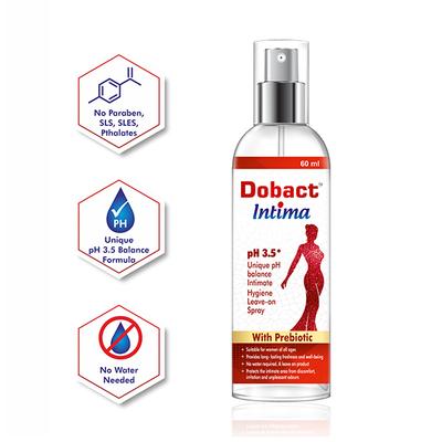 Dobact Intima With Prebiotic Leave on Spray 60 ml - Intimate Care
