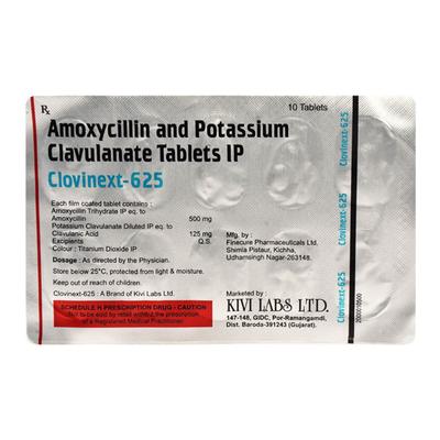 CLOVINEXT 625 Tablet 10's - Bacterial Infections-Pen
