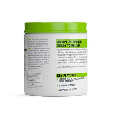 MusclePharm BCAA Essentials Powder (30 Servings) - Fruit Punch 258 gm - General Health
