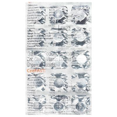 CEEFAST Chewable Tablet 15's - Supplements-Vam