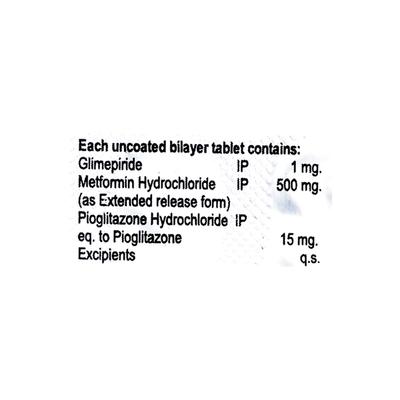 METGLY GP 1 Tablet 10's - Diabetes-Ant