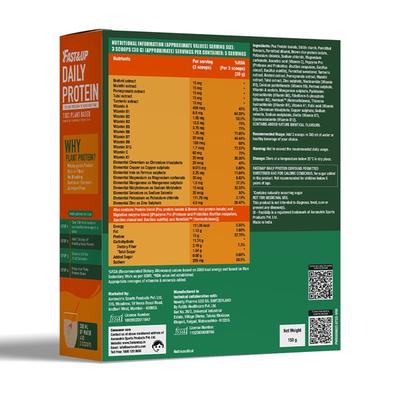 Fast&Up Daily Protein Powder - Creamy Vanilla Flavour 150 gm - Workout Essentials