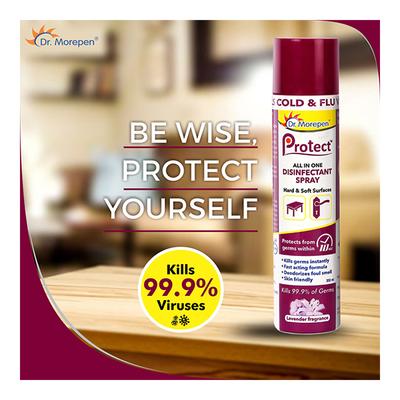 Dr. Morepen Protect Disinfectant Spray - Lavender 300 ml - Hand Sanitizer