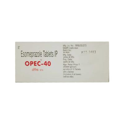 OPEC 40mg Tablet 10's - Ulcer/Reflux/Flatulence-Aaa
