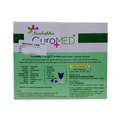 Naulakha Curomed+ A One All in One Steam Inhaler (PKT/05) - Respiratory Care Devices