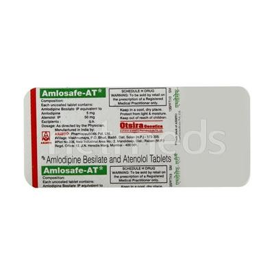 Amlosafe AT Tablet 10'S - Hypertension-Cal