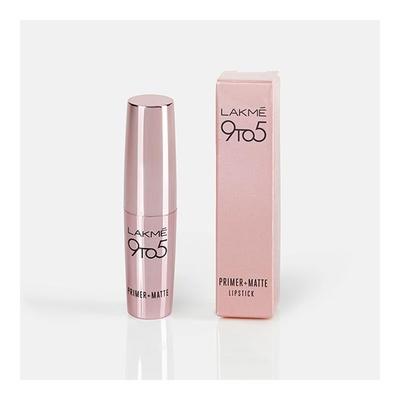 Lakme 9 to 5 Primer + Matte Lip Color - MP18 Plum Pick 3.6 gm - Lipsticks