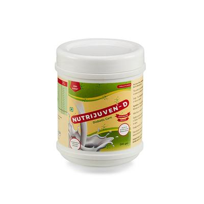 Nutrijuven-D Diabetic Care Powder with Zero Sugar - Vanilla (Pack of 2 x 200 gm) - Diabetes (Fitness)